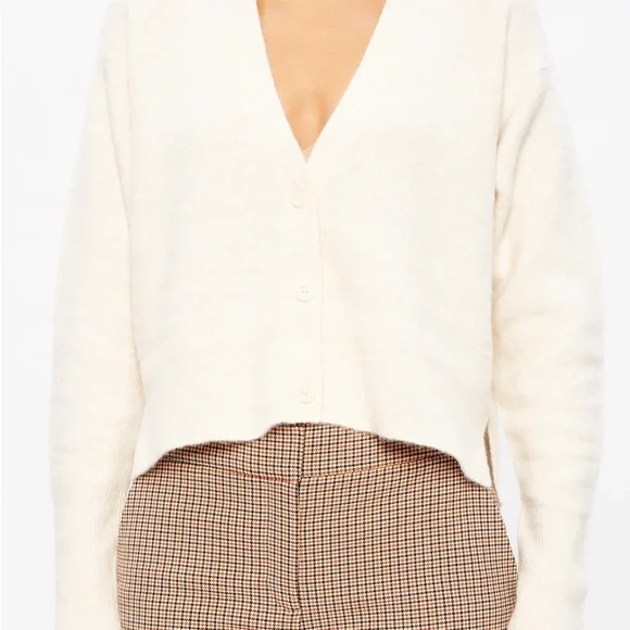 All Saints Vika Cardigan in Cream - Picture 3 of 4